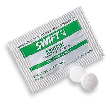 Swift First Aid 2 Pack 5 Grain Aspirin-eSafety Supplies, Inc