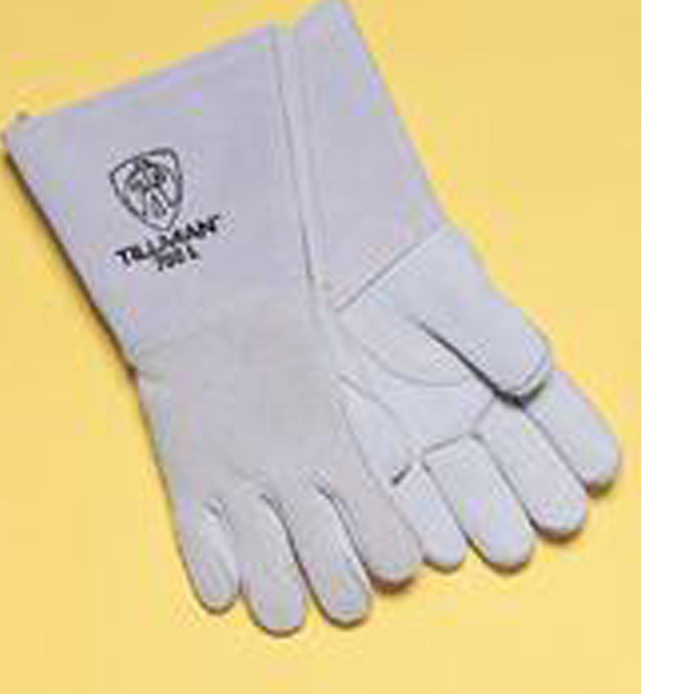 Tillman Large Pearl Gray 14" Cotton/Foam Gloves-eSafety Supplies, Inc