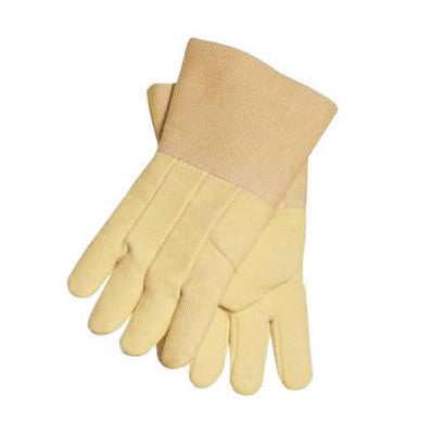 Tillman X-Large 14" Yellow Flextra Heat Resistant Gloves With Gold Acrylic Coated Fiberglass Gauntlet Cuff And Kevlar Thread-eSafety Supplies, Inc