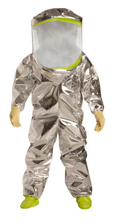DuPont -Tychem TK Fully Encapsulated Level A Coverall - Back Entry-eSafety Supplies, Inc