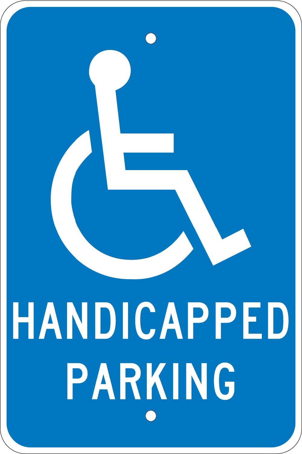 Handicapped Parking Sign-eSafety Supplies, Inc