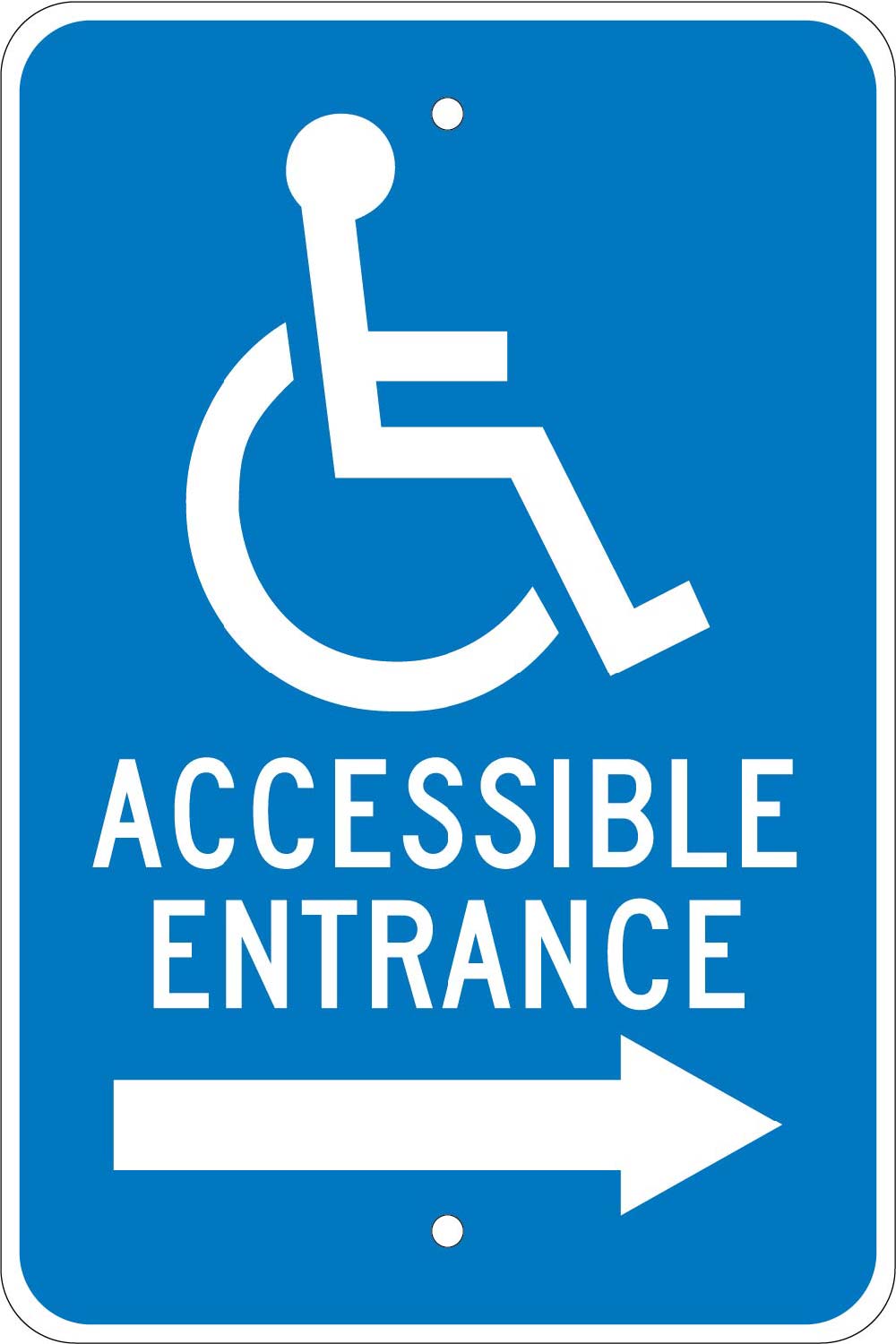 Accessible Entrance Sign-eSafety Supplies, Inc
