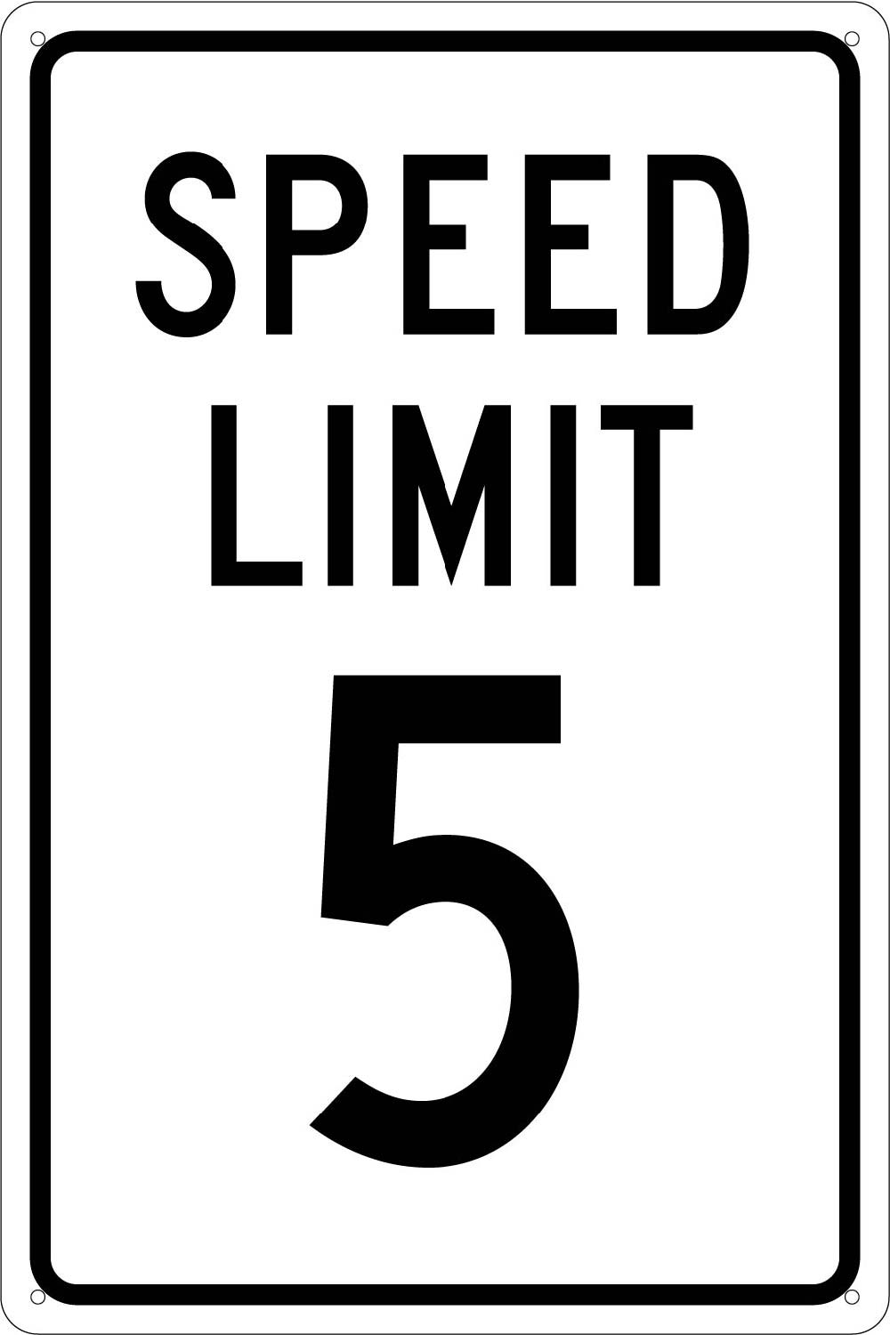 Speed Limit 5 Sign-eSafety Supplies, Inc