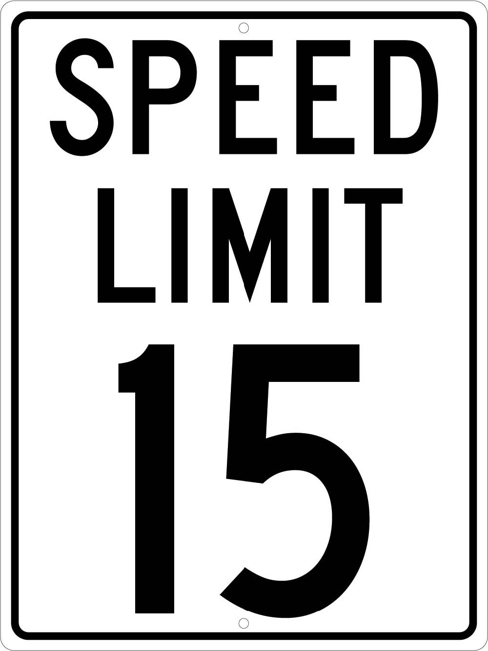 Speed Limit 15 Sign-eSafety Supplies, Inc