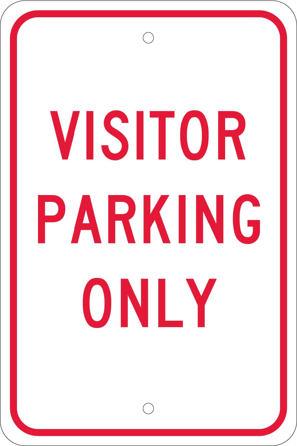 Visitor Parking Only Sign-eSafety Supplies, Inc