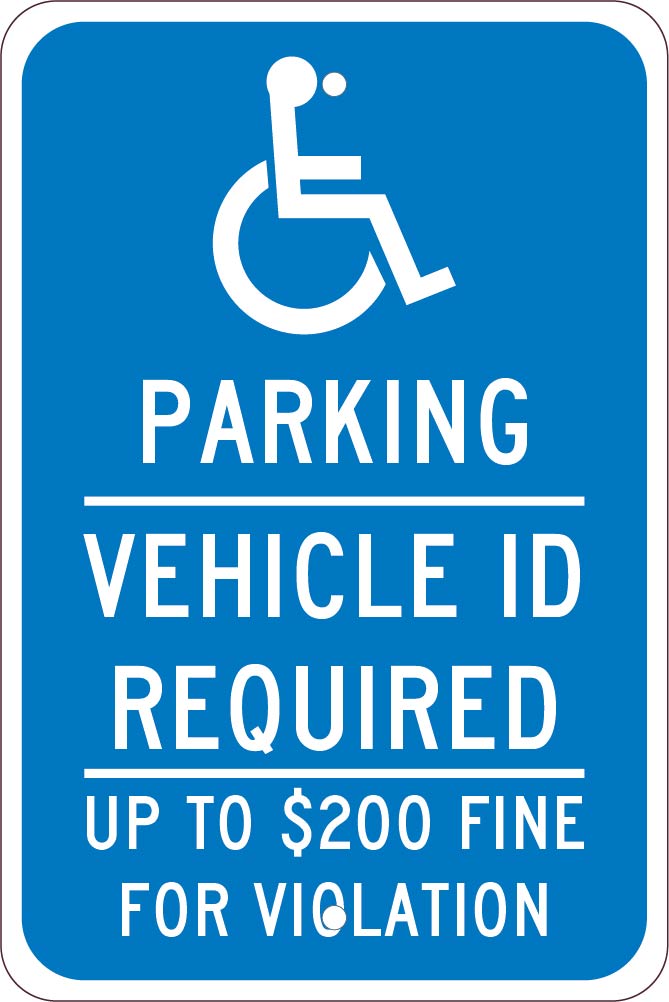 State Handicapped Reserved Parking Sign Minnesota-eSafety Supplies, Inc