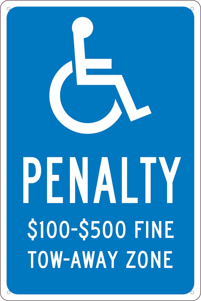 State Handicapped Reserved Parking Sign Virginia-eSafety Supplies, Inc