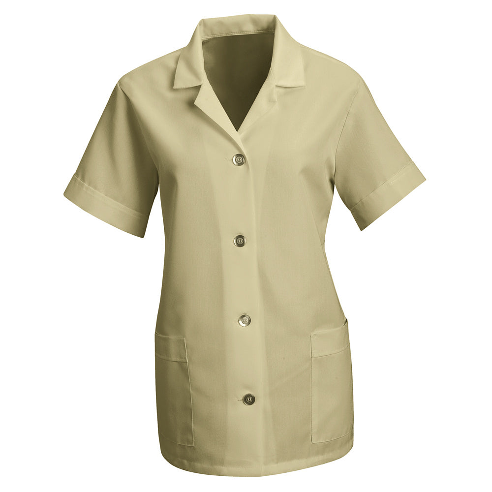 Red Kap Women's Smock Loose Fit Short Sleeve TP23 - Tan-eSafety Supplies, Inc