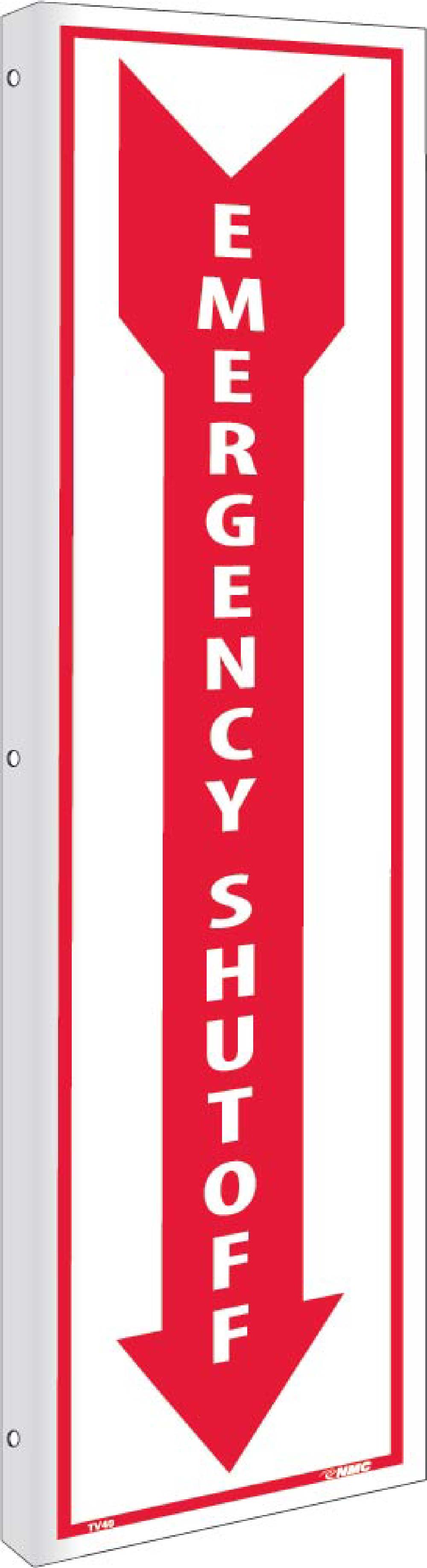 Emergency Shut Off Sign-eSafety Supplies, Inc