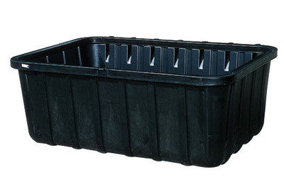 UltraTech 87" X 62 1/4" X 32 3/4" Ultra-550 Containment Sump Black Polyethylene Spill Containment Sump With 605 Gallon Spill Capacity And Drain For 500 And 550 Gallon Tank-eSafety Supplies, Inc
