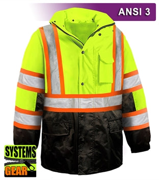 Safety DOT Jacket: Hi Vis Parka: Breathable Waterproof Hooded-eSafety Supplies, Inc