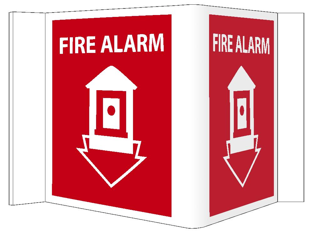 Fire Alarm Sign-eSafety Supplies, Inc