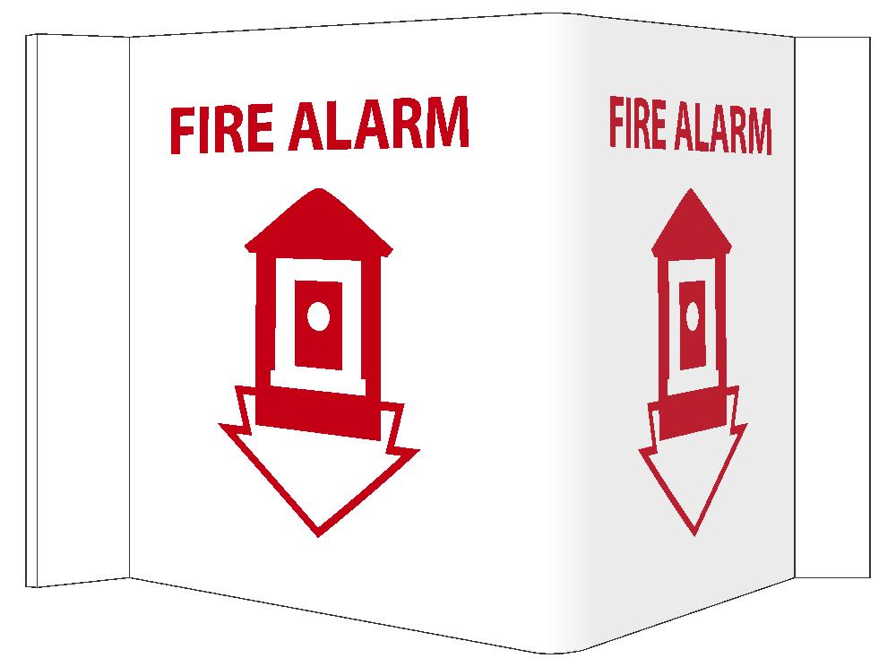 Fire Alarm Sign-eSafety Supplies, Inc