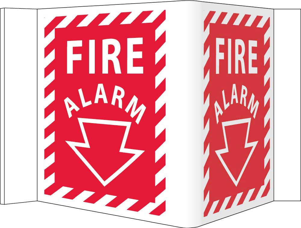 Fire Alarm Sign-eSafety Supplies, Inc