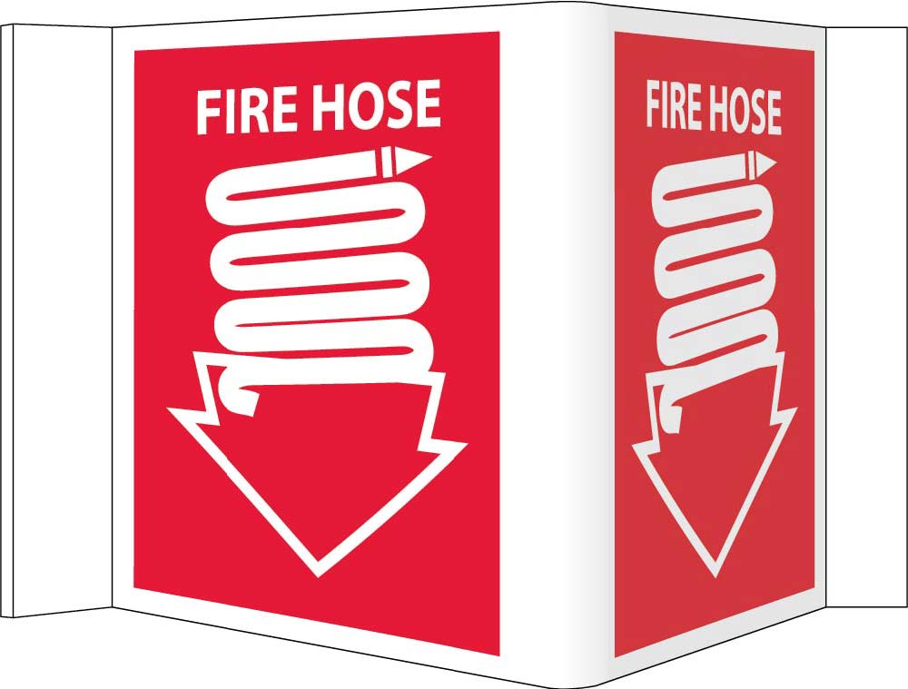 Fire Hose Sign-eSafety Supplies, Inc