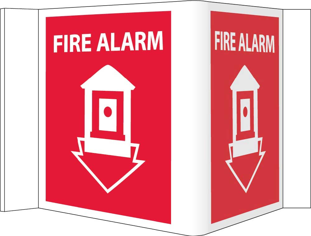 Fire Alarm Sign-eSafety Supplies, Inc