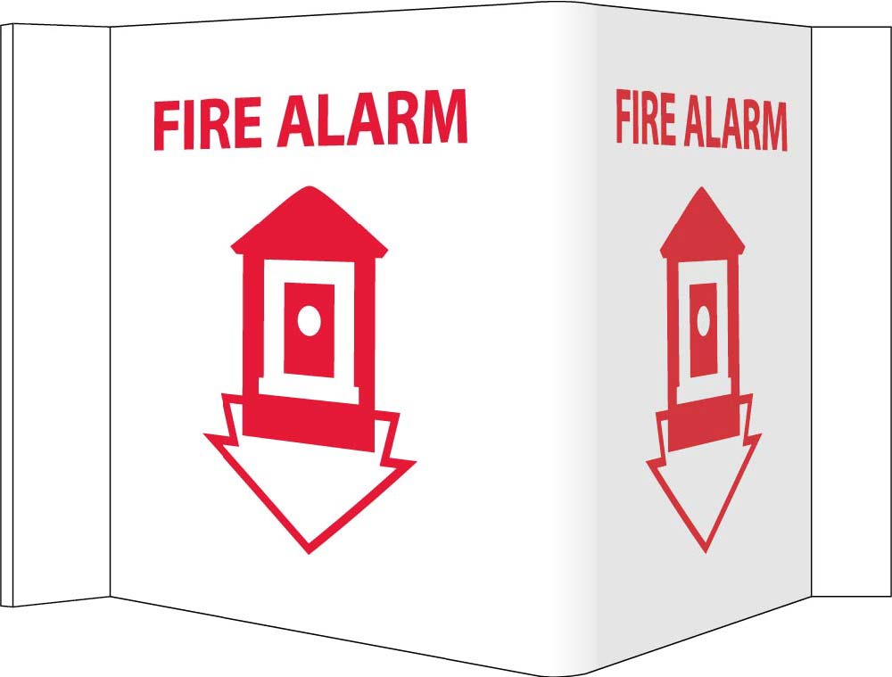 Fire Alarm Sign-eSafety Supplies, Inc