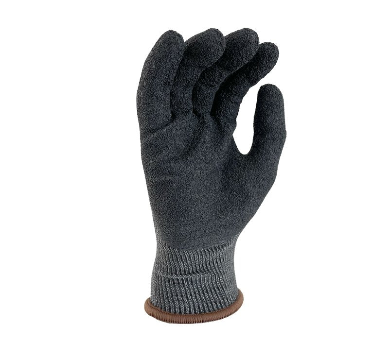 Versus Plus® - 15 Gauge Dark Blue Turnbull® shell, Black Crinkle Latex palm coated, ANSI Cut A3 - Dozen