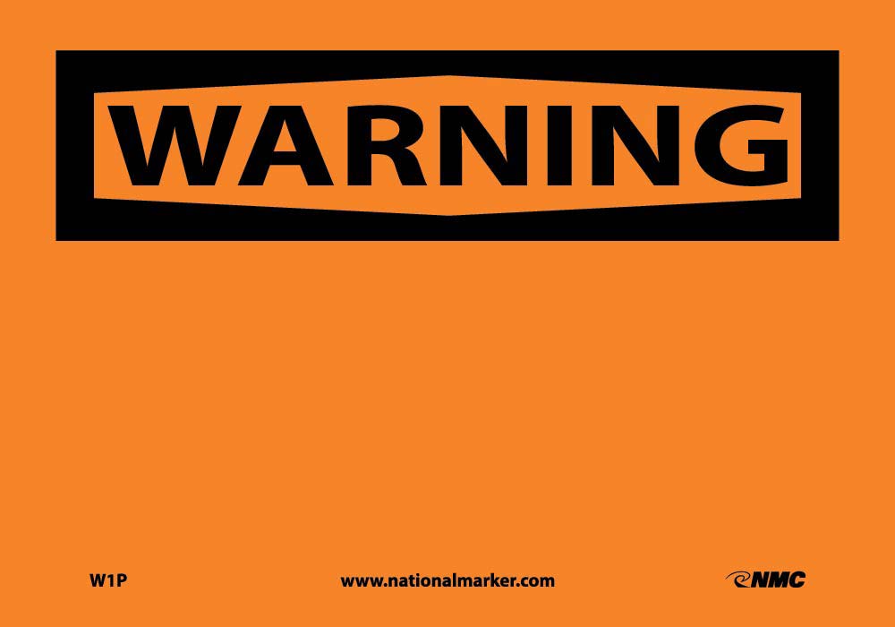 Warning Sign-eSafety Supplies, Inc
