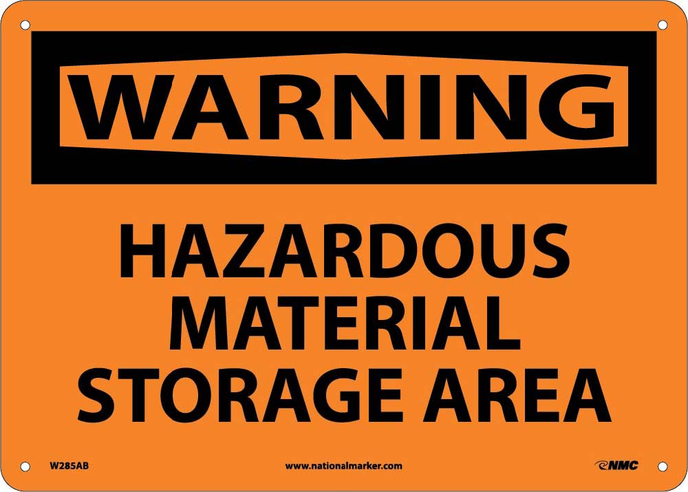 Warning Hazardous Material Storage Area Sign-eSafety Supplies, Inc