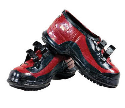 Salisbury By Honeywell Size 10 Black And Red Rubber 2-Buckle Overshoes With Bob-eSafety Supplies, Inc