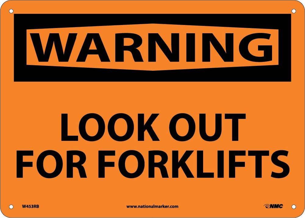 Warning Look Out For Forklifts Sign-eSafety Supplies, Inc