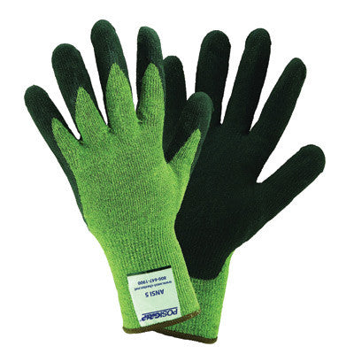 West Chester X-Large Cut And Abrasion Resistant Black Nitrile Dipped Palm Coated Work Gloves With Green Kevlar Liner And Extended Cuff-eSafety Supplies, Inc