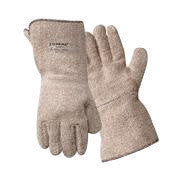 Wells Lamont X-Large Brown And White Jomac Extra Heavy Weight Terry Cloth Heat Resistant Gloves With 5" Gauntlet Cuff-eSafety Supplies, Inc