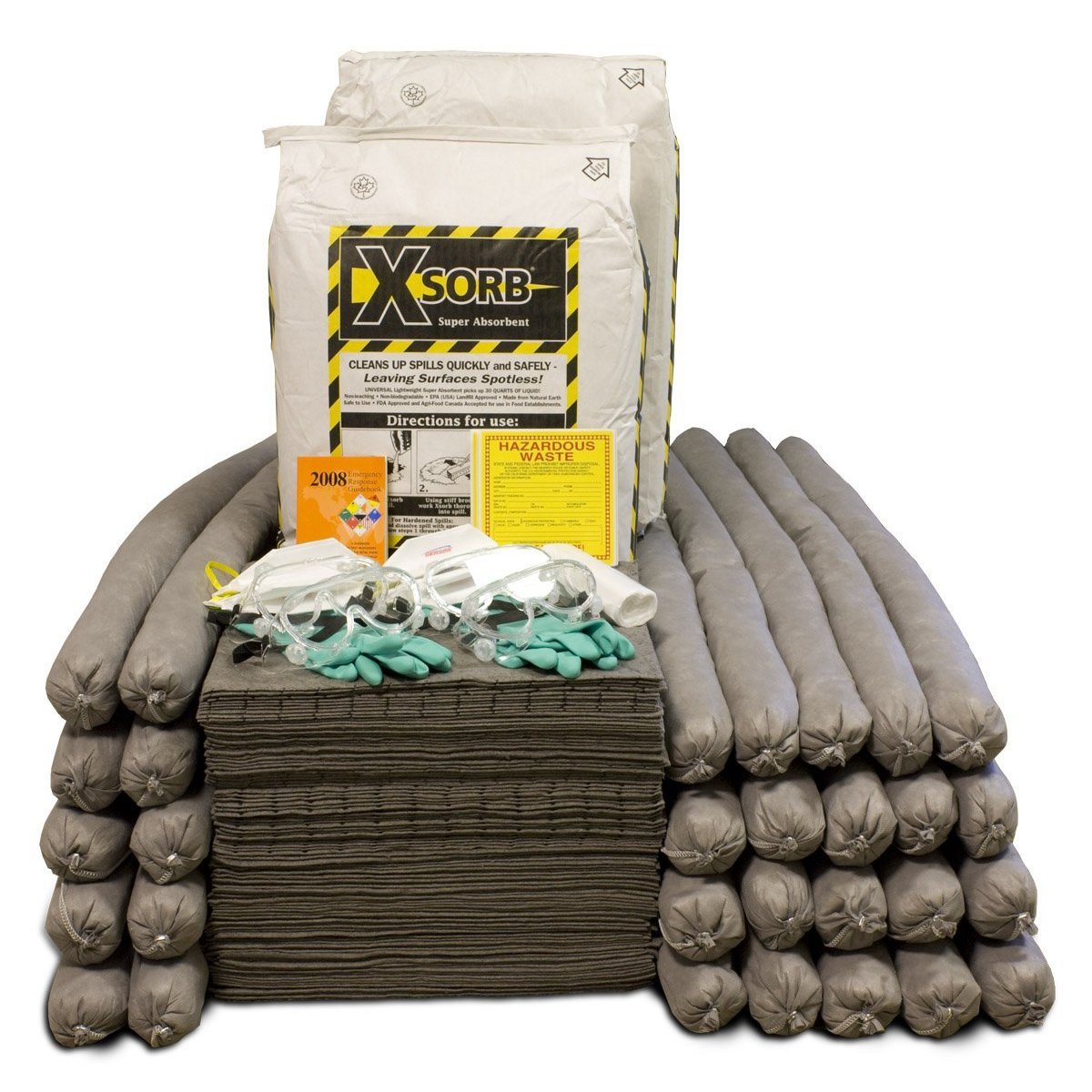 XSORB Universal 95 gal Spill Kit - 1 OVERPACK-eSafety Supplies, Inc