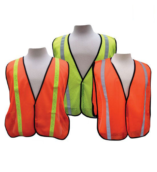 3A Safety All-Purpose Mesh Vest 1" Vertical Stripe-eSafety Supplies, Inc