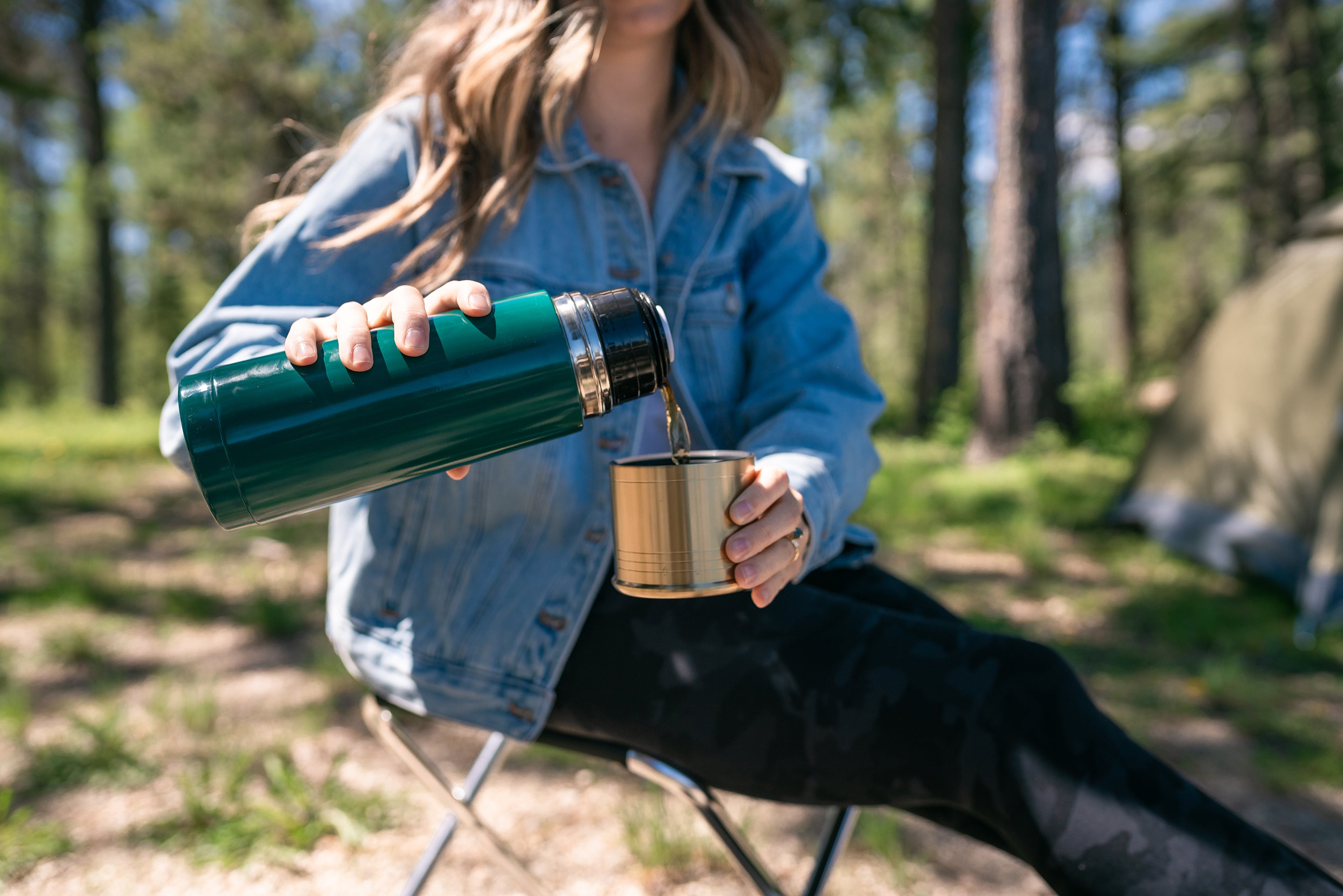 12 Ga Shotshell Thermal Bottle - 25 Oz - Green-eSafety Supplies, Inc