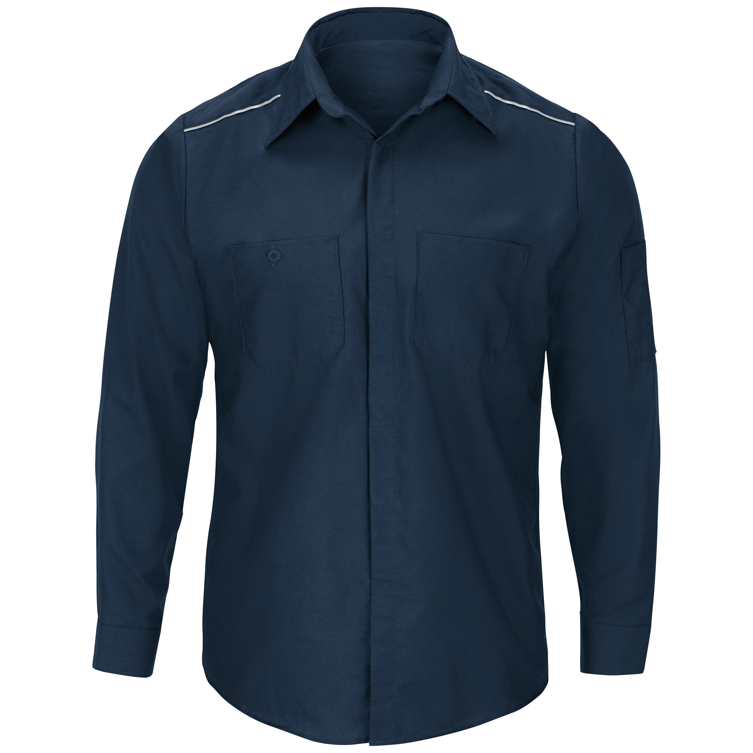 Men's Long Sleeve Pro Airflow Work Shirt SP3A - Navy-eSafety Supplies, Inc