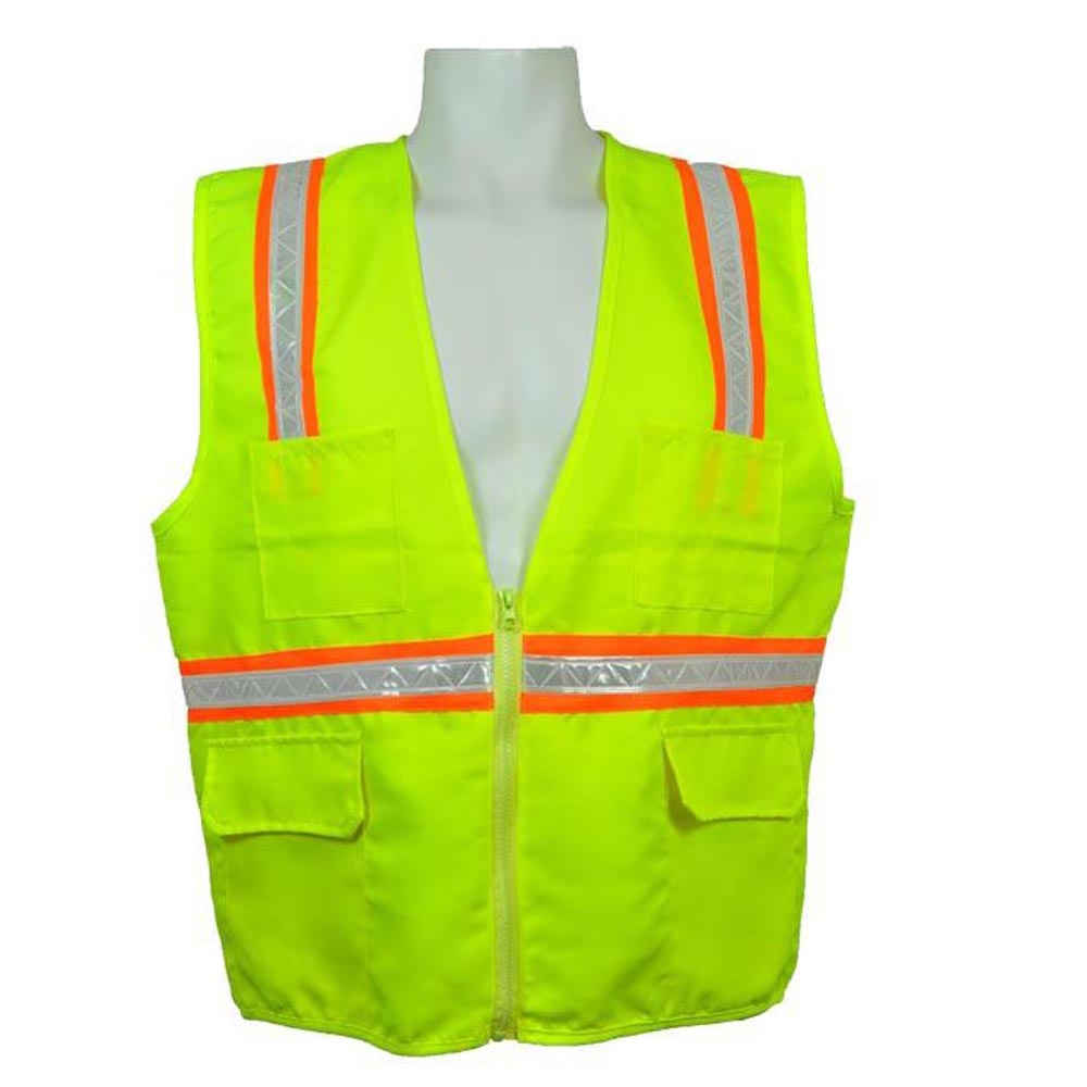 3A Safety - Multi-Pocket Surveyor's Safety Vest - Solid Front/Back-eSafety Supplies, Inc
