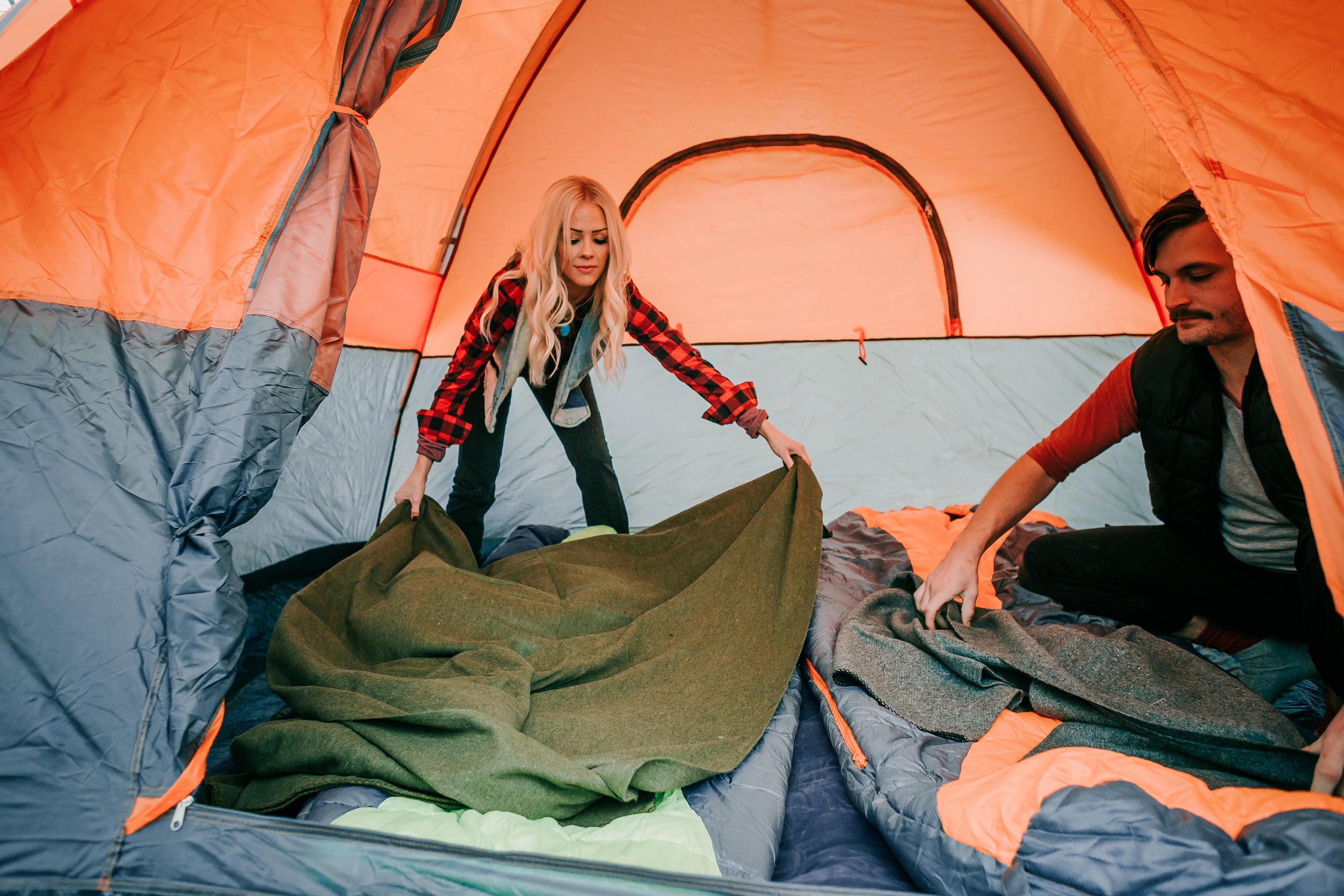 Wool Blanket - Od - 60 Inch X 80 Inch-eSafety Supplies, Inc