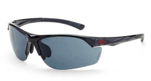 AR3 Super Dark Smoke Lens Crystal Black Frame-eSafety Supplies, Inc