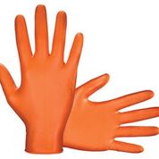 Astro Grip Powder-free 7 mil Nitrile Orange Hi-Visibility Glove-eSafety Supplies, Inc