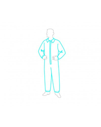 Liberty - Progard Coverall - Elastic Wrists & Ankles - Case of 25-eSafety Supplies, Inc