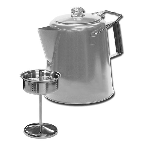 Stainless Steel Percolator Coffee Pot - 28 Cup-eSafety Supplies, Inc