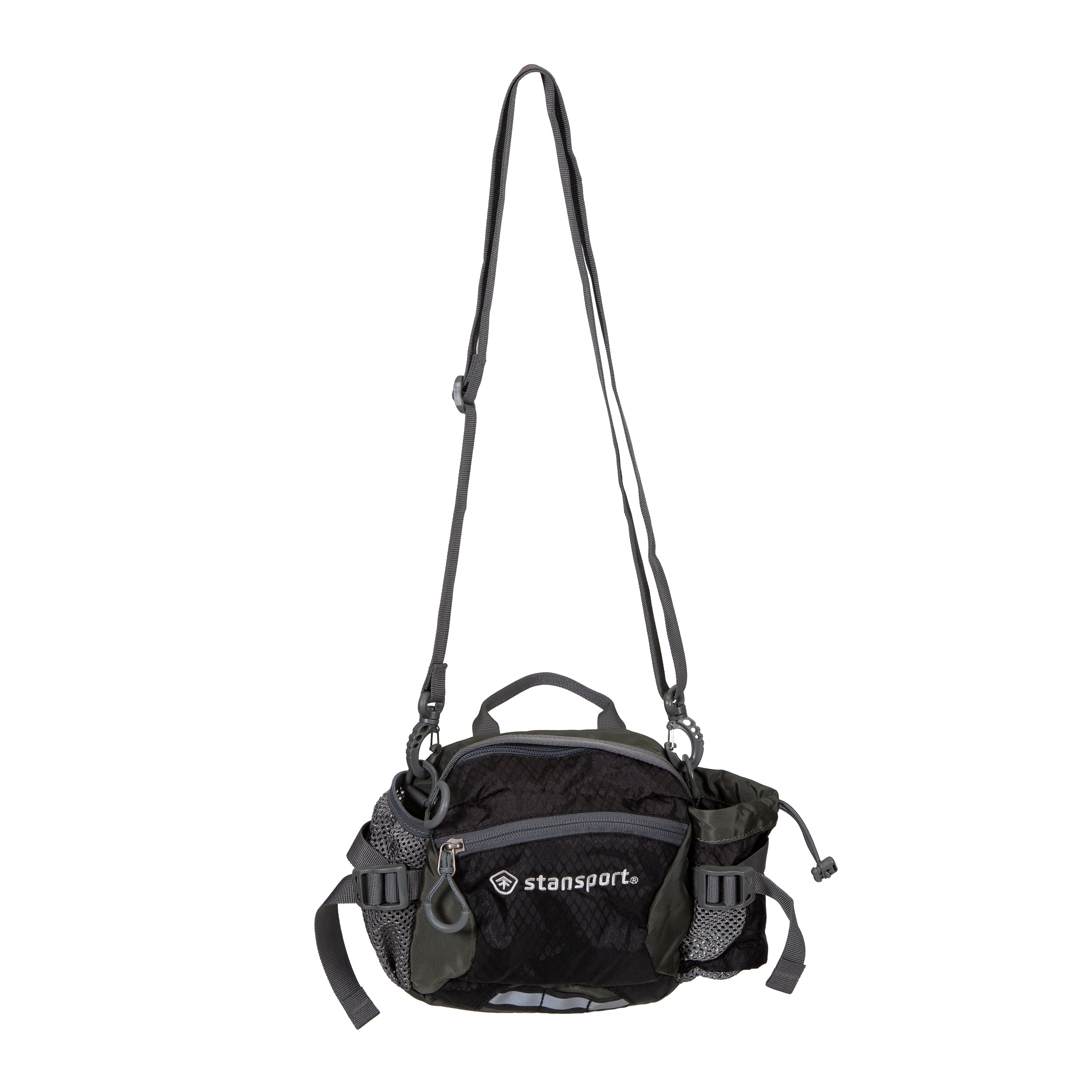 Waist/Shoulder Pack W/Bottle Holder - Black - 5 Liter-eSafety Supplies, Inc