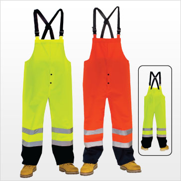 3A Safety - Waterproof Bib Pants-eSafety Supplies, Inc