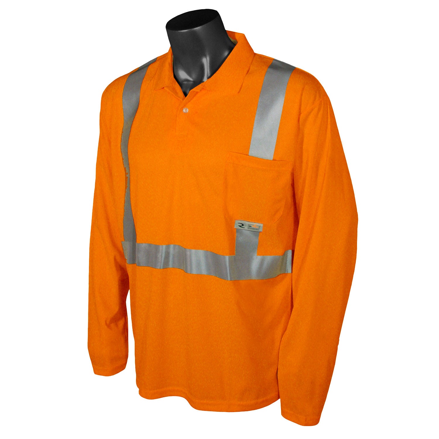 Radians ST22 Class 2 High Visibility Long Sleeve Safety Polo Shirt-eSafety Supplies, Inc