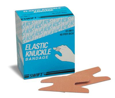 Swift First Aid Heavy Woven Knuckle Adhesive Bandage (40 Per Box)-eSafety Supplies, Inc