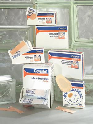 BSN-JOBST 1 1/4" Coverlet Latex-Free Fabric Oval Spot Adhesive Bandage (100 Per Box)-eSafety Supplies, Inc