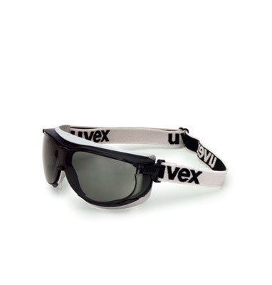 uvex lab goggles Uvex Carbonvision Goggles With Black and Gray Frame, Gray Anti-Fog, An