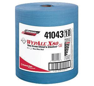 Kimberly-Clark 12 1/2" X 13.4" Blue WYPALL SHOPPRO Jumbo Roll Shop Towels (475 Per Roll)-eSafety Supplies, Inc