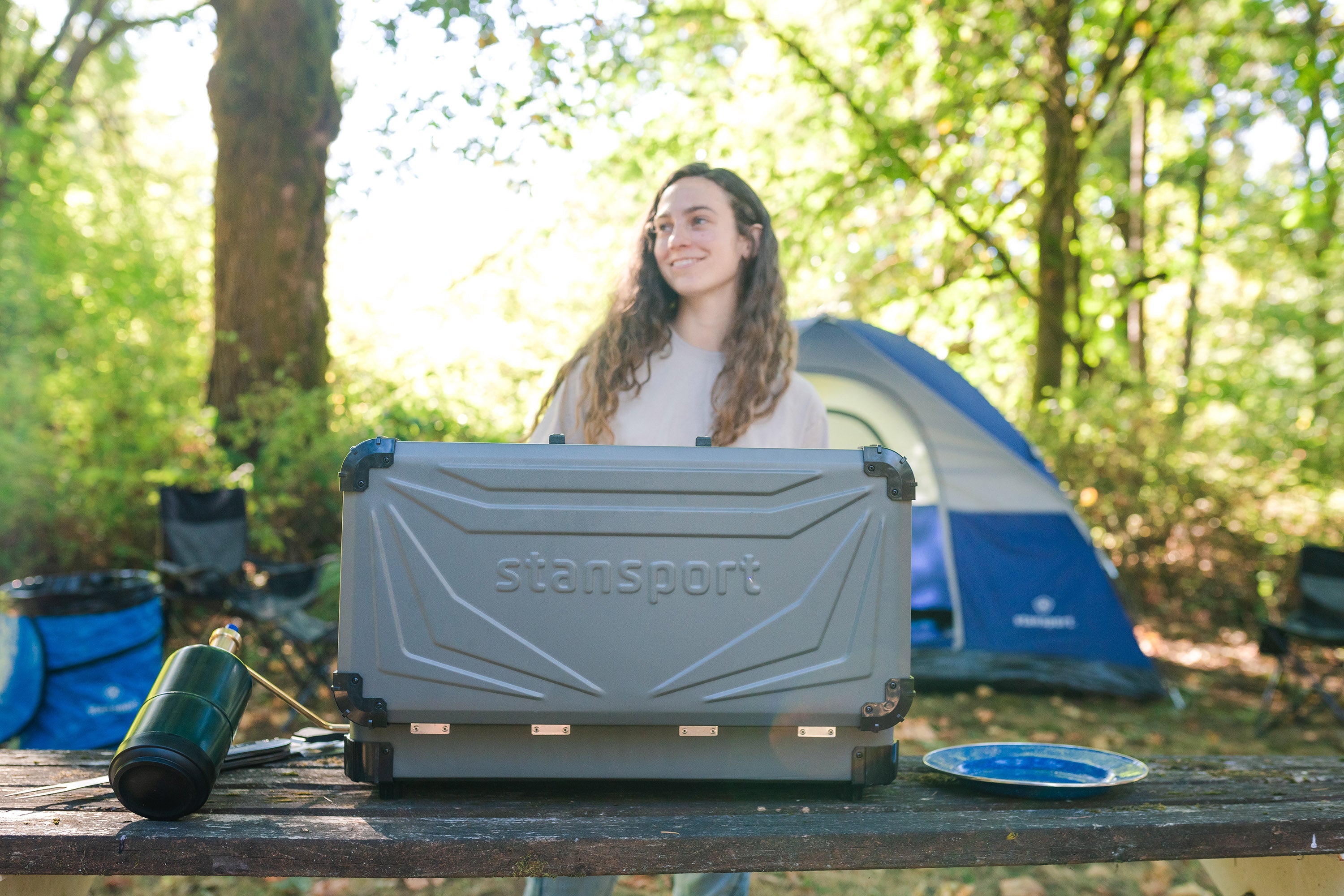 Propane Stove -2-25 K Burners - Gray-eSafety Supplies, Inc