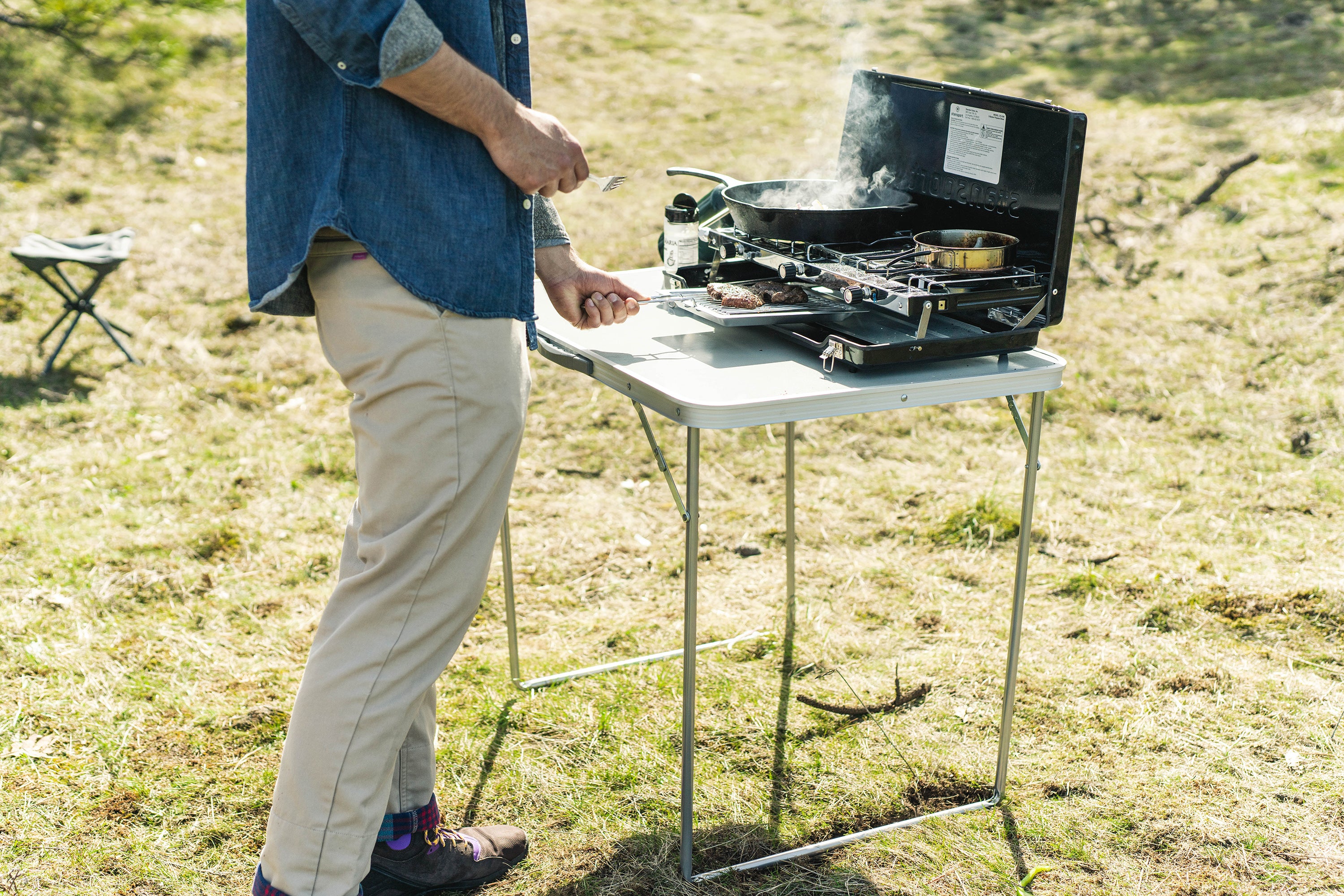 Folding Table With Coated Mdf Top-eSafety Supplies, Inc