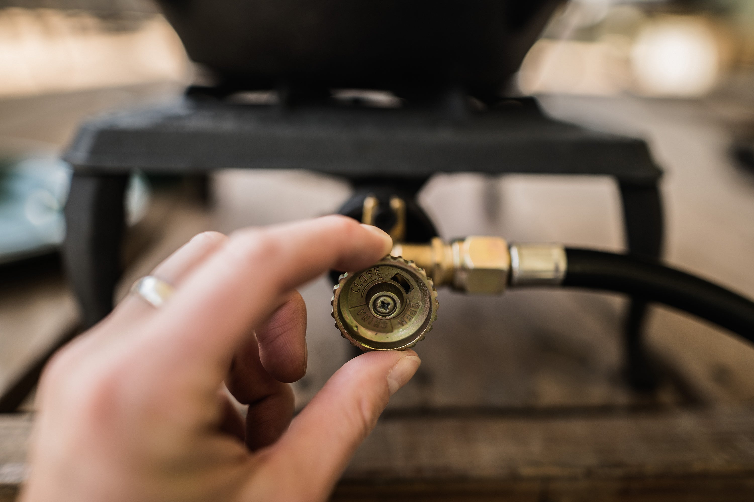 Cast Iron Stove - Single Burner With Regulator Hose-eSafety Supplies, Inc