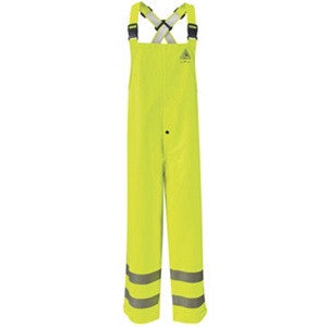 Bulwark - Hi-Visibility Flame-Resistant Rain Bib Overall HRC2-eSafety Supplies, Inc