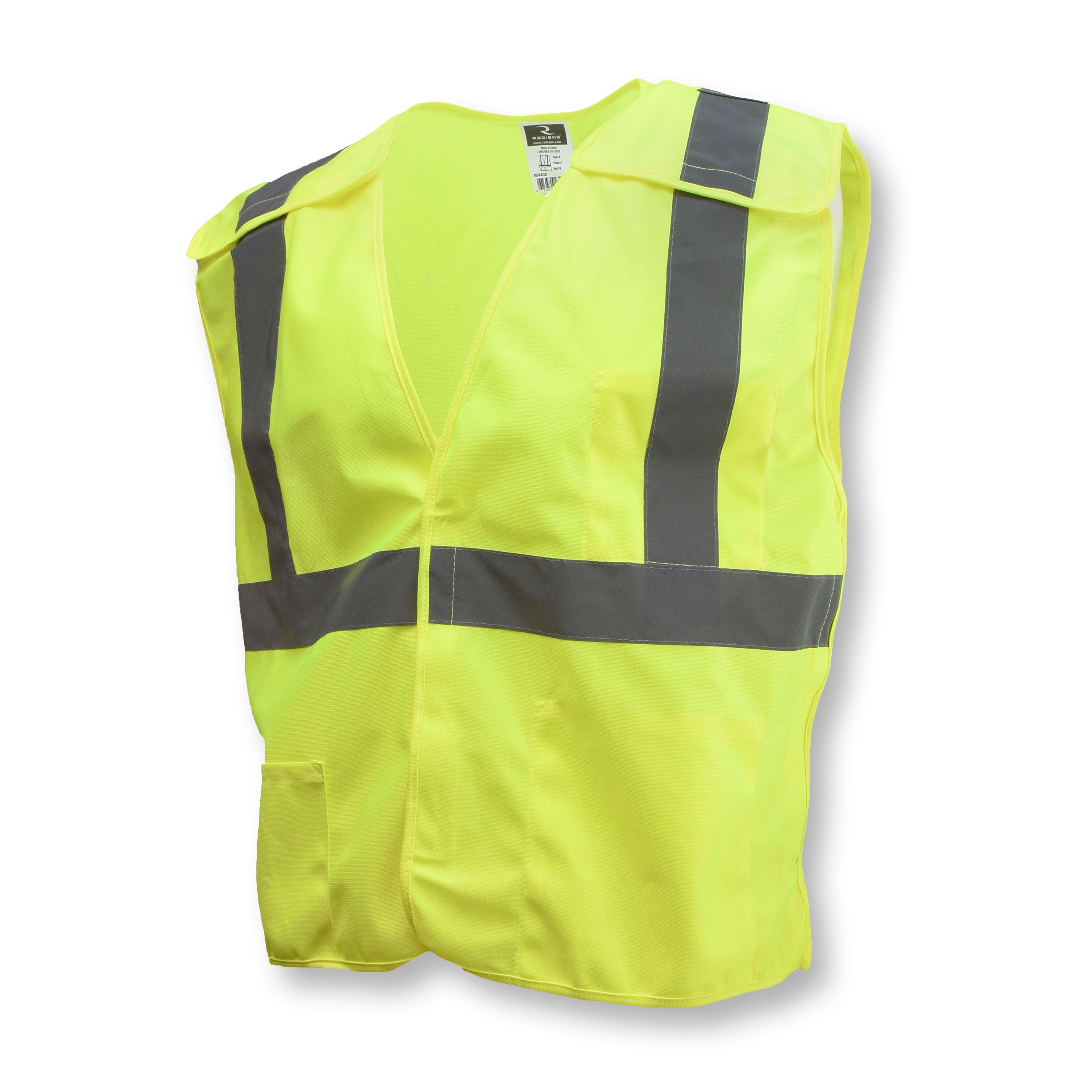 Radians SV4 Economy Type R Class 2 Breakaway Solid Safety Vest-eSafety Supplies, Inc
